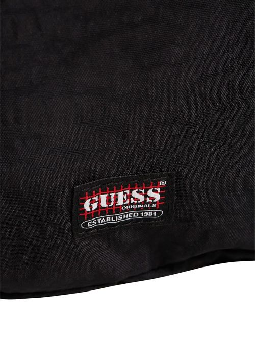 Guess Originals Nylon Fanny Pack Zwart | GUESS-SN31692