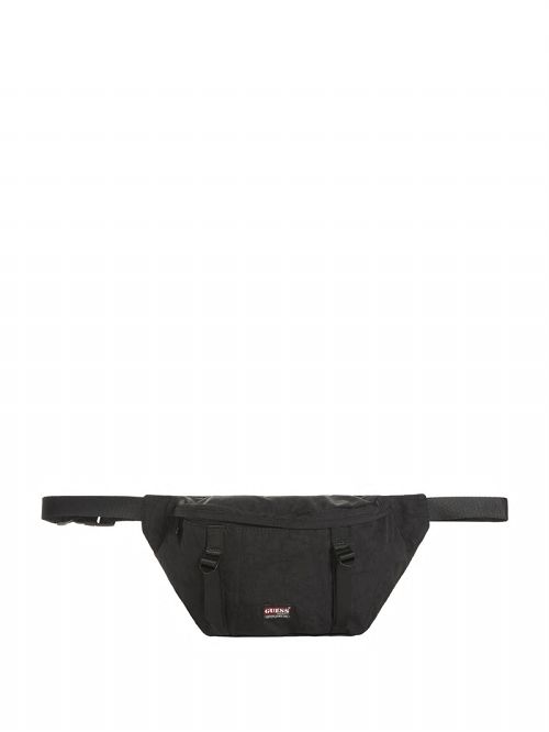 Guess Originals Nylon Fanny Pack Zwart | GUESS-SN31692