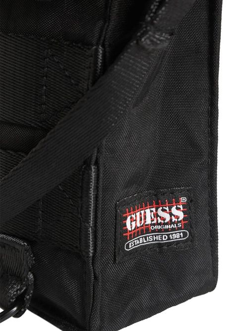Guess Originals Nylon Utility Side Bag Zwart | GUESS-SN31685