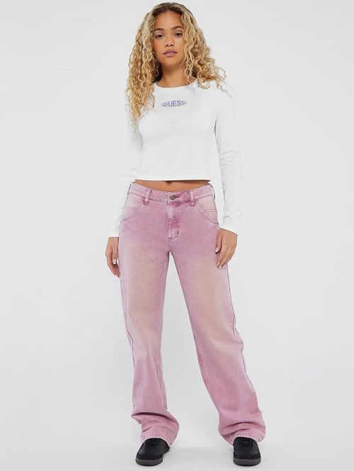 Guess Originals Overdye Carpenter Jeans Roze | GUESS-SN26498