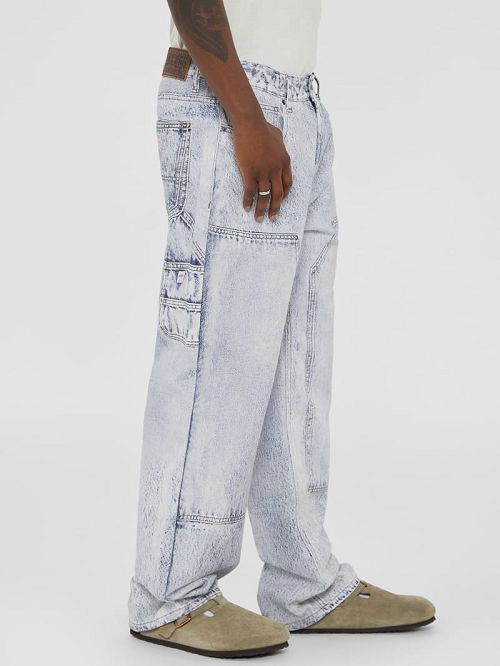 Guess Originals Photo Real Baggy Jeans Blauw | GUESS-SN30346