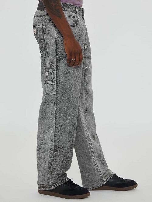Guess Originals Photo Real Baggy Jeans Zwart | GUESS-SN30347