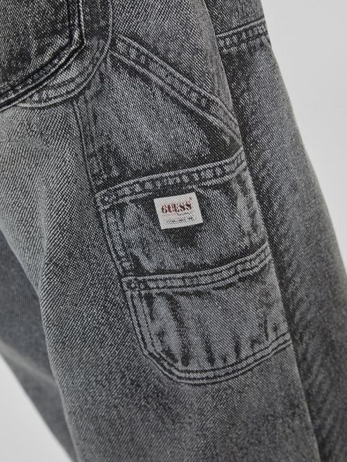 Guess Originals Photo Real Baggy Jeans Zwart | GUESS-SN30347