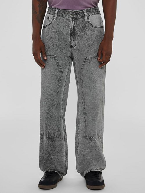 Guess Originals Photo Real Baggy Jeans Zwart | GUESS-SN30347
