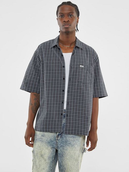 Guess Originals Plaid Shirt Zwart | GUESS-SN31249