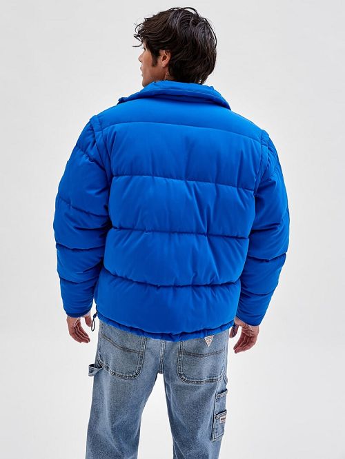 Guess Originals Puffer Jacket Blauw | GUESS-SN30746