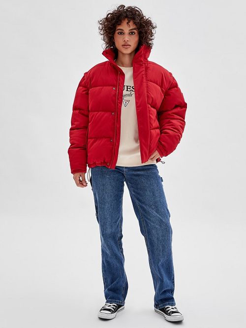 Guess Originals Puffer Jacket Rood | GUESS-SN30747