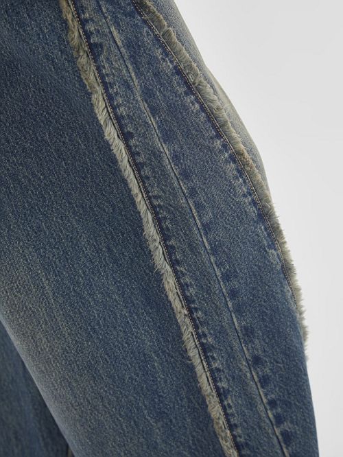 Guess Originals Raw Edge Wide Leg Blauw | GUESS-SN26535