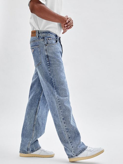 Guess Originals Relaxed Pants Blauw | GUESS-SN30354
