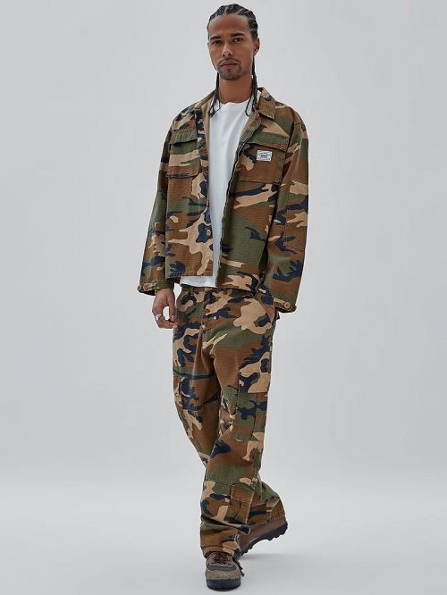 Guess Originals Ripstop Overshirt Multi | GUESS-SN30730