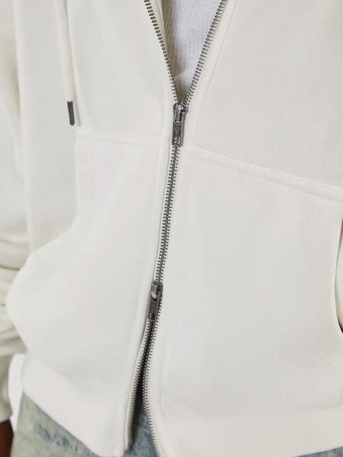 Guess Originals Stacked Zip-Up Jacket Wit | GUESS-SN30783