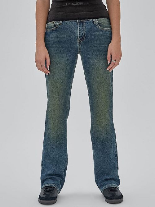 Guess Originals Tinted Bootcut Jeans Blauw | GUESS-SN26589