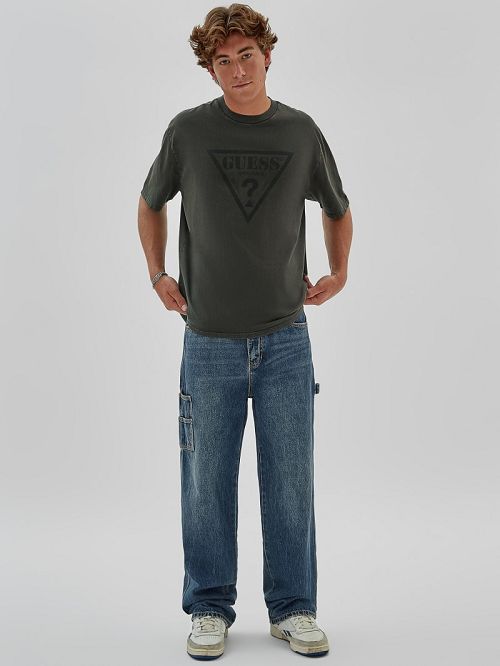 Guess Originals Triangle Tee Groen | GUESS-SN30629