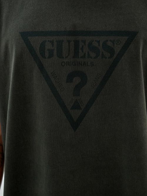 Guess Originals Triangle Tee Groen | GUESS-SN30629