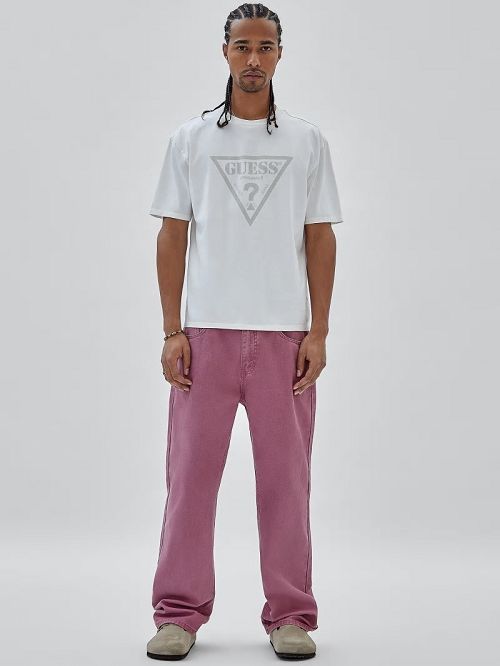 Guess Originals Triangle Tee Wit | GUESS-SN30484
