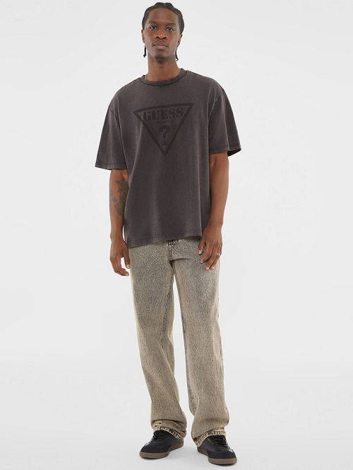 Guess Originals Triangle Tee Zwart | GUESS-SN30592