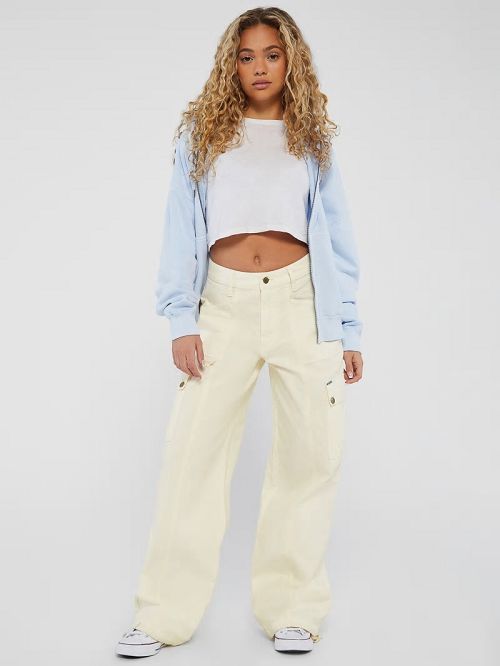 Guess Originals Utility Cargo Pants Wit | GUESS-SN26573