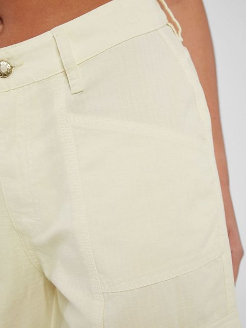 Guess Originals Utility Cargo Pants Wit | GUESS-SN26573