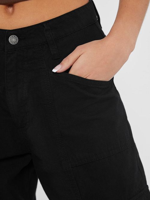 Guess Originals Utility Cargo Pants Zwart | GUESS-SN26586