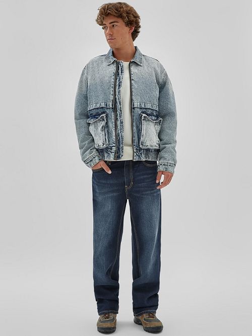 Guess Originals Vintage Denim Jacket Blauw | GUESS-SN30723