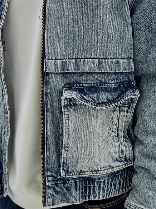Guess Originals Vintage Denim Jacket Blauw | GUESS-SN30723