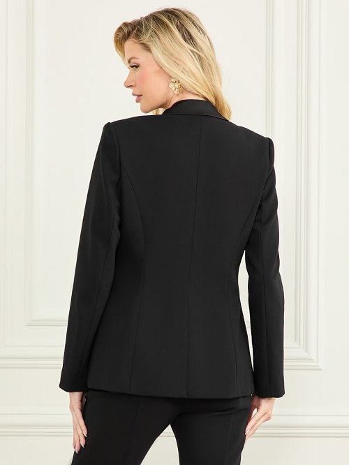 Guess Orla Beaded Blazer Zwart | GUESS-SN27977