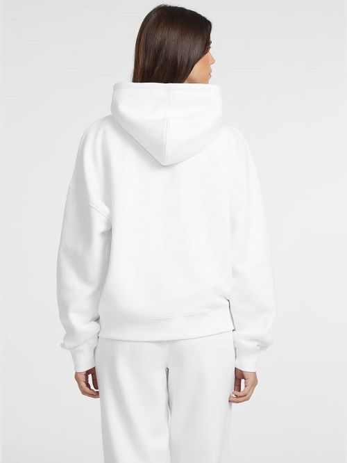 Guess Oversized American Tradition Hoodie Wit | GUESS-SN28383