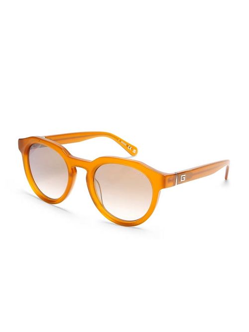 Guess Oversized Round Plastic Sunglasses Oranje | GUESS-SN31810