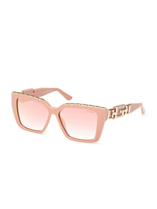 Guess Oversized Square G Chain Sunglasses Roze | GUESS-SN30045