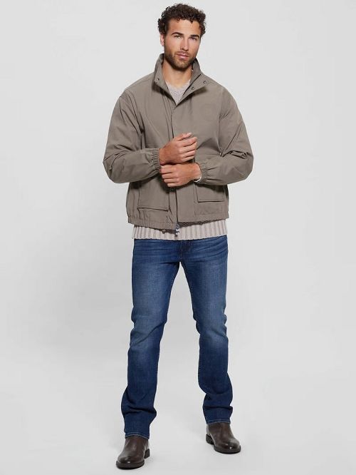 Guess Paul Essential Twill Utility Jacket Bruin | GUESS-SN30879