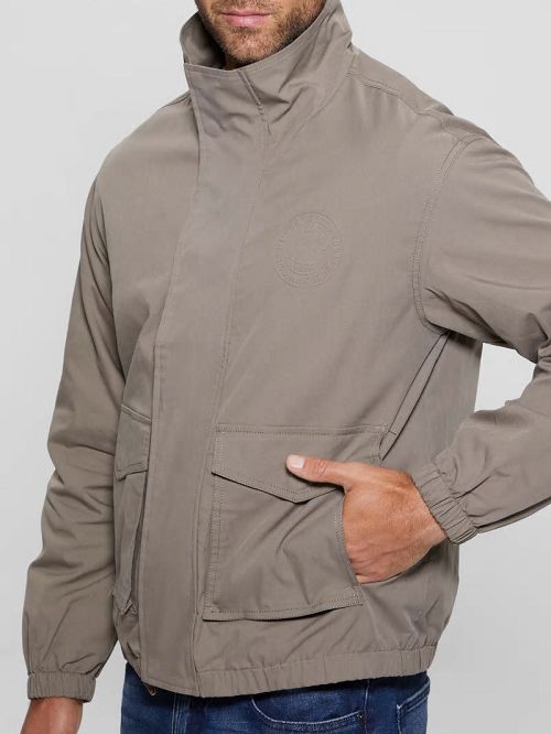 Guess Paul Essential Twill Utility Jacket Bruin | GUESS-SN30879