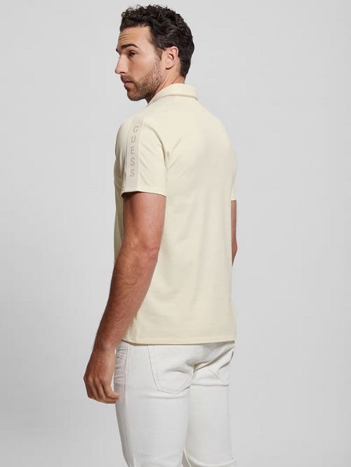 Guess Paul Pique Polo Wit | GUESS-SN31164