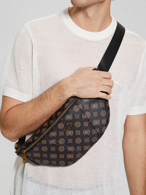 Guess Peony Eco Bum Bag Bruin | GUESS-SN31719