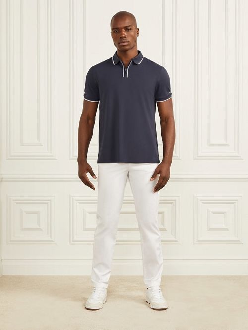 Guess Performance Polo Blauw | GUESS-SN31193
