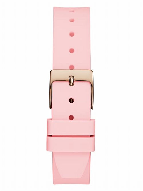 Guess Pink Analog Silicon Watch Roze | GUESS-SN30042