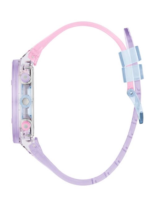 Guess Pink and Purple Multifunction Watch Roze | GUESS-SN30039