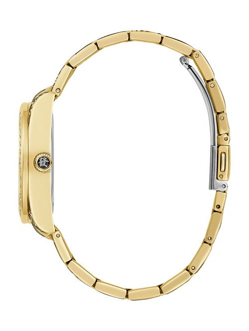 Guess Printed Gold-Tone Multifunction Watch Goud | GUESS-SN30009