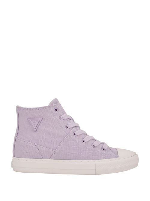 Guess Prinze High-Top Canvas Sneakers Oranje | GUESS-SN29542