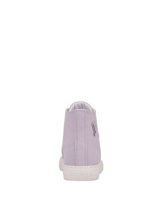 Guess Prinze High-Top Canvas Sneakers Oranje | GUESS-SN29542