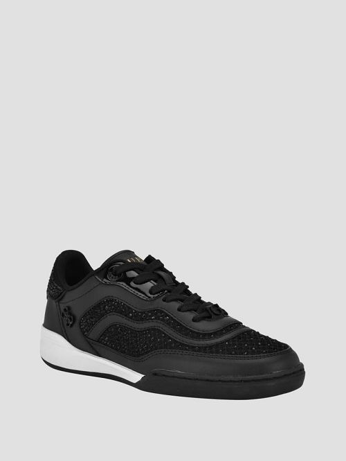 Guess Pritie Rhinestone Sneakers Zwart | GUESS-SN29509