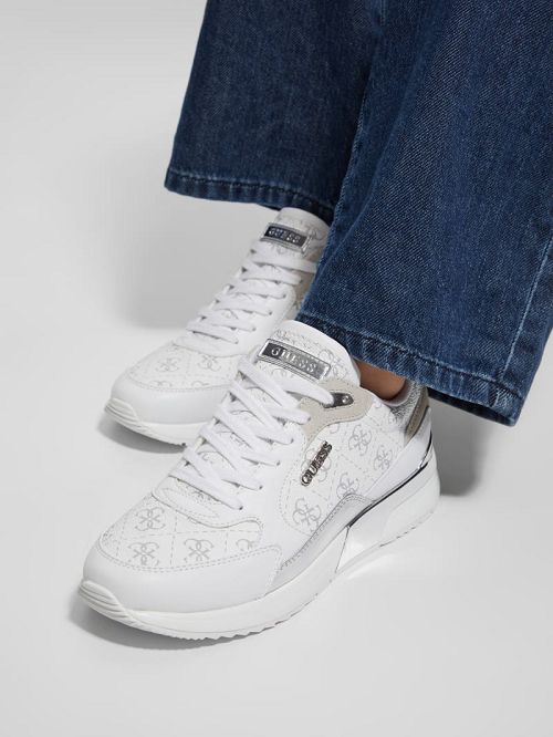 Guess Quattro G Joggers Wit | GUESS-SN29561