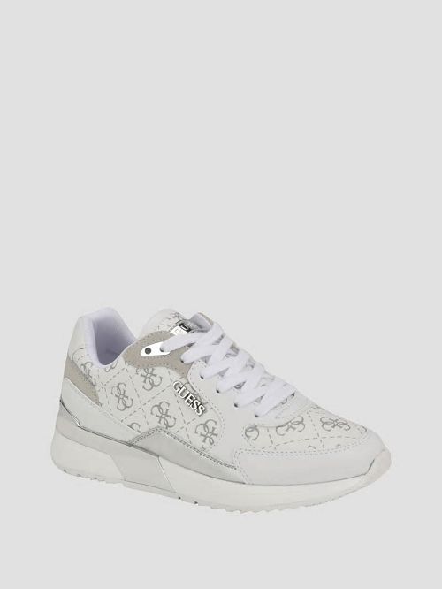 Guess Quattro G Joggers Wit | GUESS-SN29561
