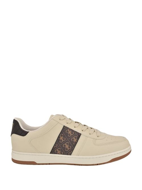 Guess Quattro G Low-Top Sneakers Beige | GUESS-SN31878