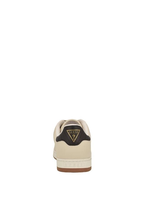 Guess Quattro G Low-Top Sneakers Beige | GUESS-SN31878