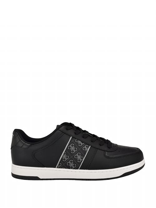 Guess Quattro G Low-Top Sneakers Zwart | GUESS-SN31894