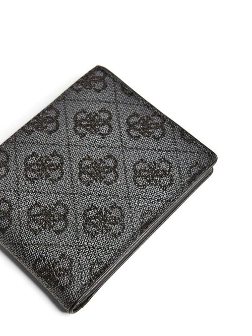 Guess Quattro G Passcase Zwart | GUESS-SN31740