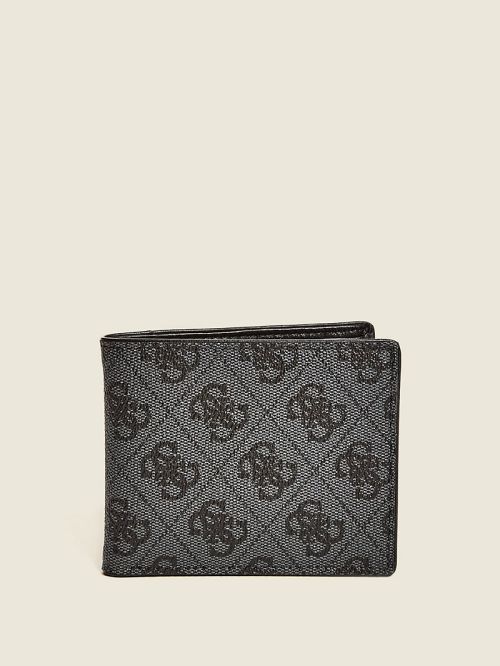 Guess Quattro G Passcase Zwart | GUESS-SN31740