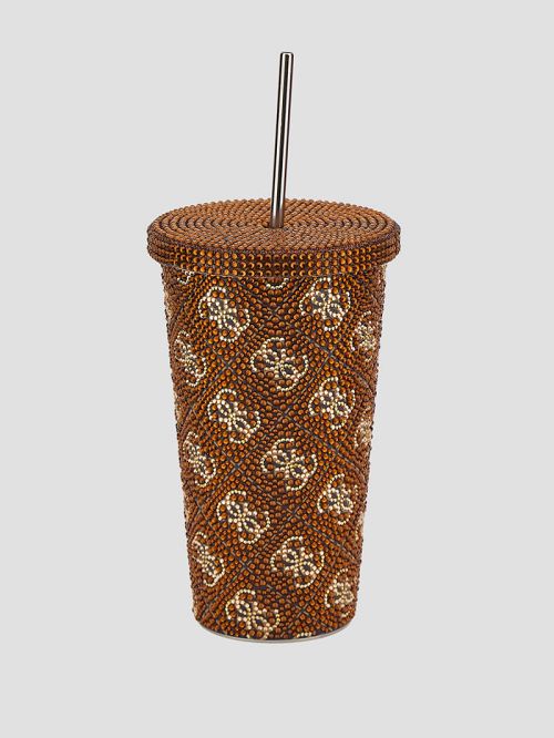 Guess Quattro G Tumbler Cup Bruin | GUESS-SN31785
