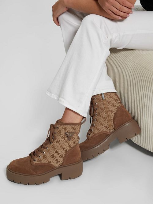 Guess Quattro G Utility Boots Bruin | GUESS-SN29956