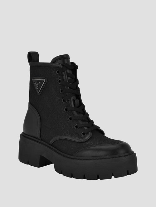 Guess Quattro G Utility Boots Zwart | GUESS-SN29934